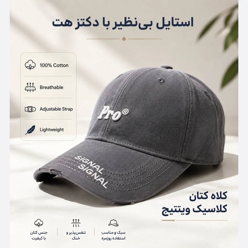 کلاه نقابدار بیسبالی زاپدار مدل Pro