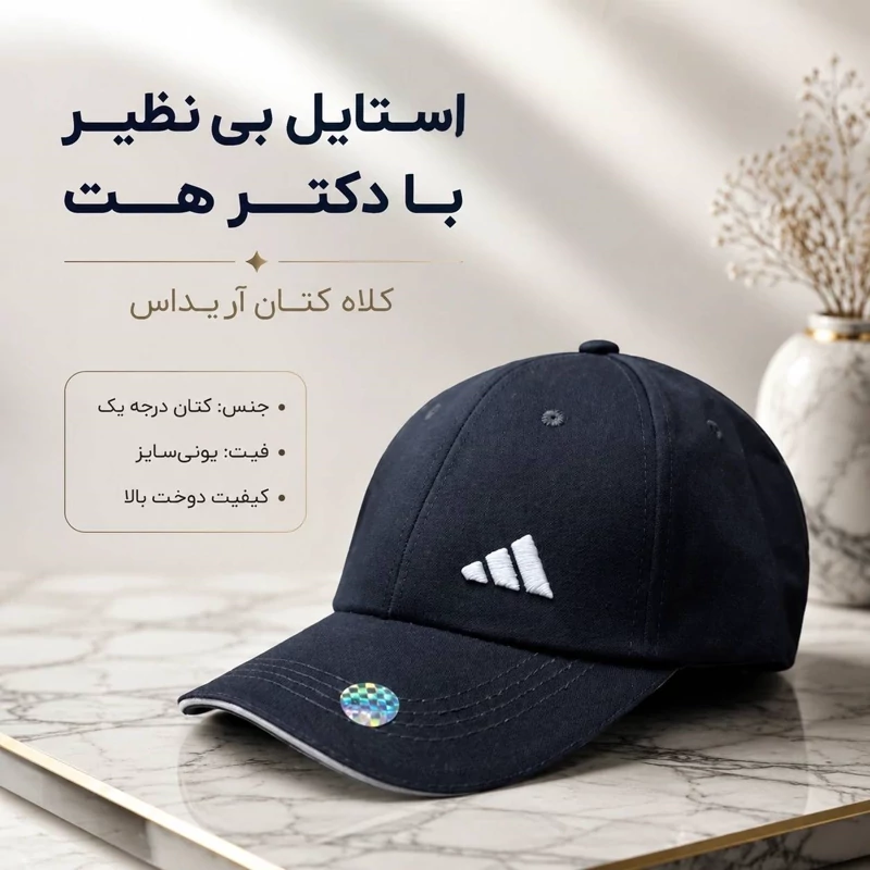کلاه کتان آدیداس (Adidas)