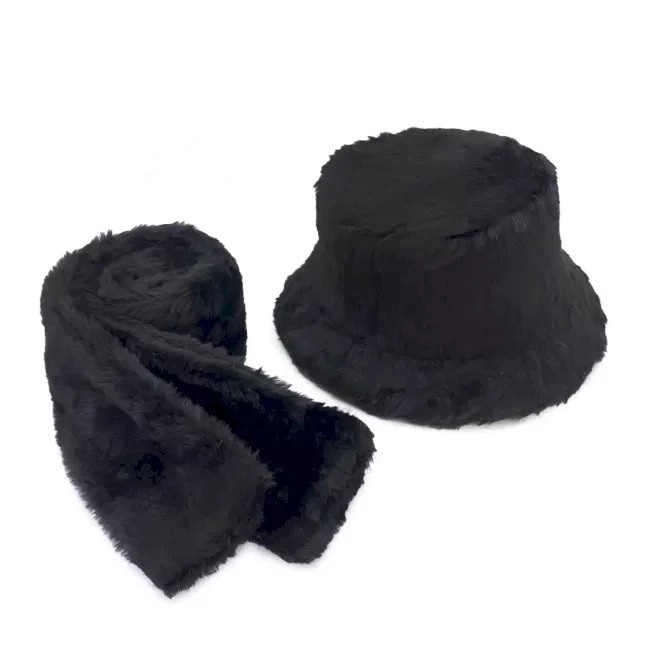 ست کلا و شالگردن باکت خزدار