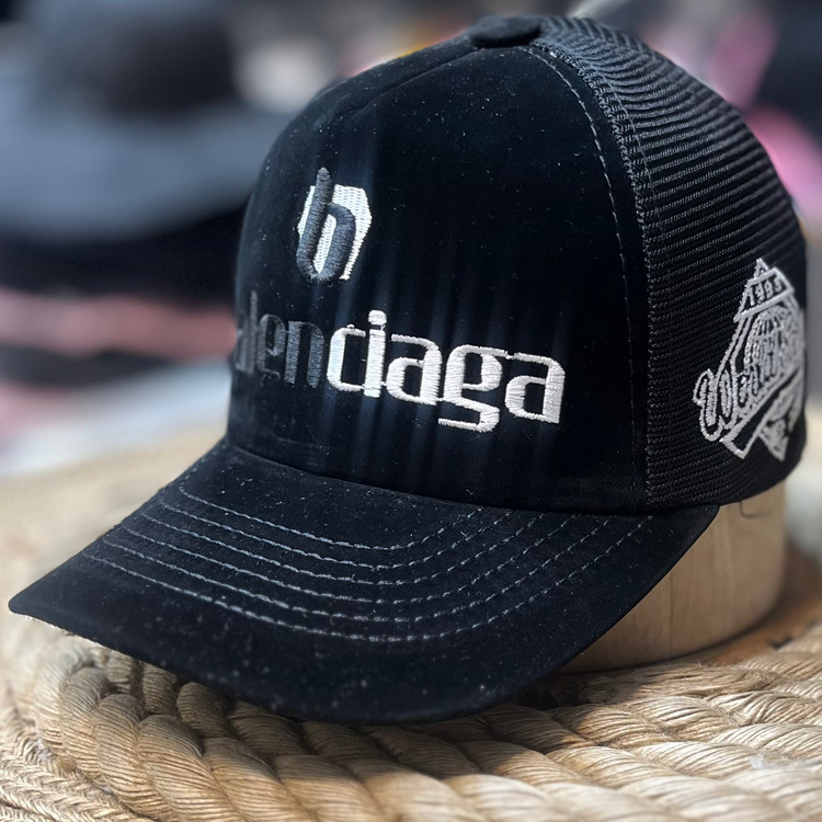 کلاه نقابدار بیسبالی جلو مخمل پشت تور بالنسیاگا Balenciaga