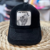 کلاه گورین جلو مخمل پشت تور مدل Alone Wolf
