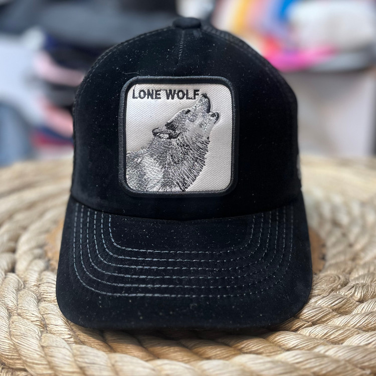 کلاه گورین جلو مخمل پشت تور مدل Alone Wolf