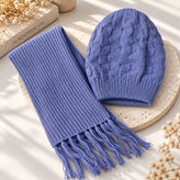 کلاه شالگردن بافت دولایه بچگانه مناسب ۳ تا ۸ سال