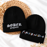کلاه بافت اسپرت و یونیسکس مدل Friends و Sober | مناسب زنانه و مردانه